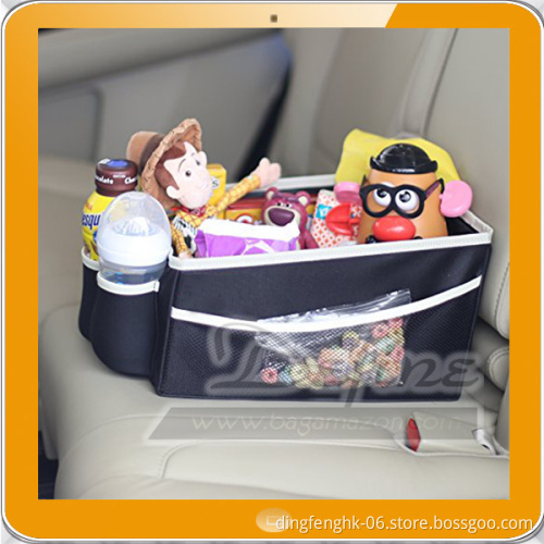 Premium Travel Car Seat Organizer Storage Bin